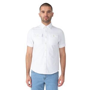 Luke 1977 Mens Mr Social Utility Pocket Shirt / White